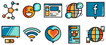 Communication icon pack