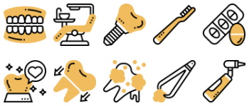 Dental icon pack