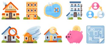 Real Estate icon pack