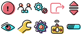 Color User Interface Assets アイコンパック