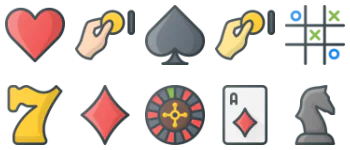 Casino & Leisure icon pack