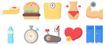 Fitness icon pack