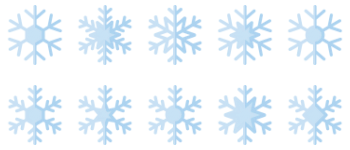 Snowflakes icon pack
