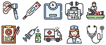 Nursing icon pack