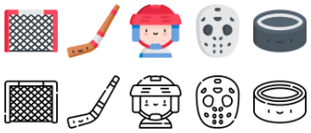 Hockey icon pack
