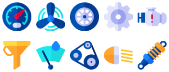 Car Engine paquete de iconos