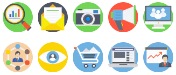 Digital marketing 아이콘 팩