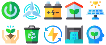 Green House icon pack