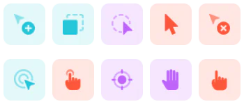 Selection and Cursors icon pack