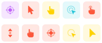 Selection and Cursors icon pack