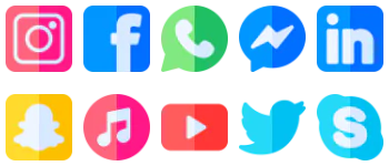 Social Media Logos набір іконок
