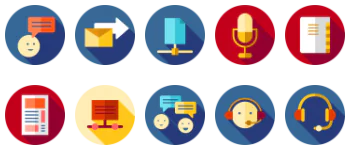 Communication icon pack