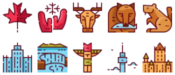 Canada icon pack