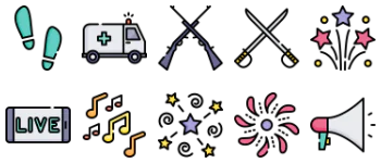 Parade icon pack