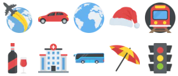 Travel and Places icon pack