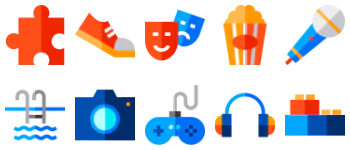 Entertainment icon pack