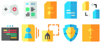 Computer functions icon pack