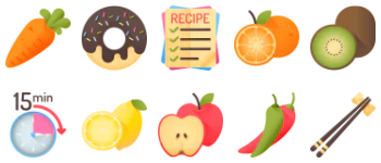 Cooking icon pack