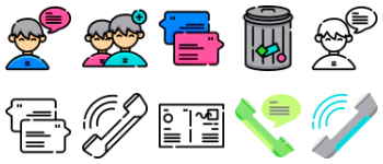 Dialogue assets icon pack