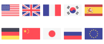 International flags Icon-Paket