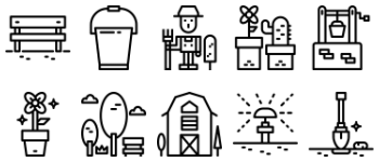 Garden Tools icon pack