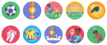 Soccer paquete de iconos