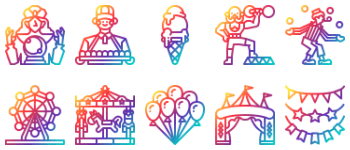 Circus icon pack