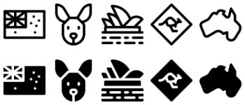 Australia icon pack