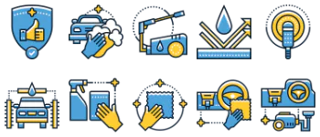 Car Wash icon pack