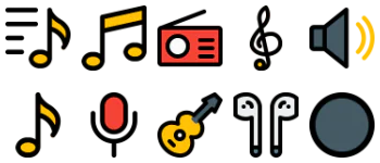 Music icon pack