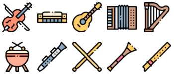 Music Instruments icon pack