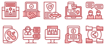 Online Service icon pack