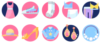 Clothing icon pack