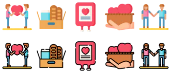 Humanitarian Help icon pack