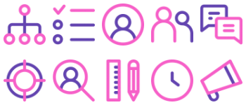 Work productivity icon pack