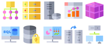 Database and Servers icon pack