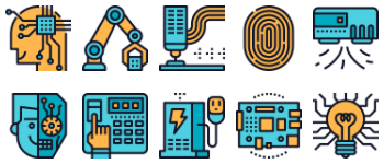 Robotics icon pack