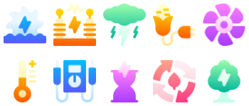 Energy icon pack