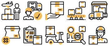 Delivery icon pack