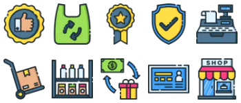 Retail icon pack