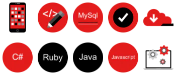Development Web jeu d'icônes