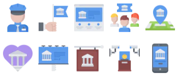 Museum icon pack