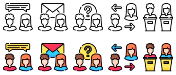 Discussion paquete de iconos