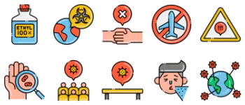 Virus Transmission icon pack