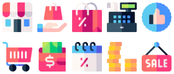 Sales icon pack