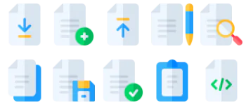 Documents & Files набір іконок