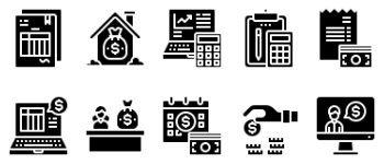 Accounting icon pack