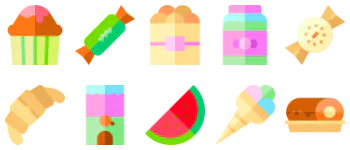 Sweets and Candies 아이콘 팩