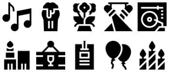 Night Party icon pack
