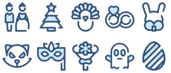 Holidays icon pack
